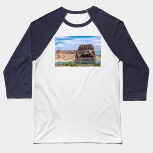 Lone Rock - Lake Powell - Utah Baseball T-Shirt